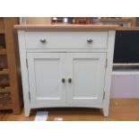 5228 Gloucester white painted oak mini 2 door sideboard (21)