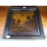 Picture of woodland in oak frame