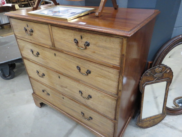 Victorian walnut chest of 2 over 3 drawers - Image 3 of 3