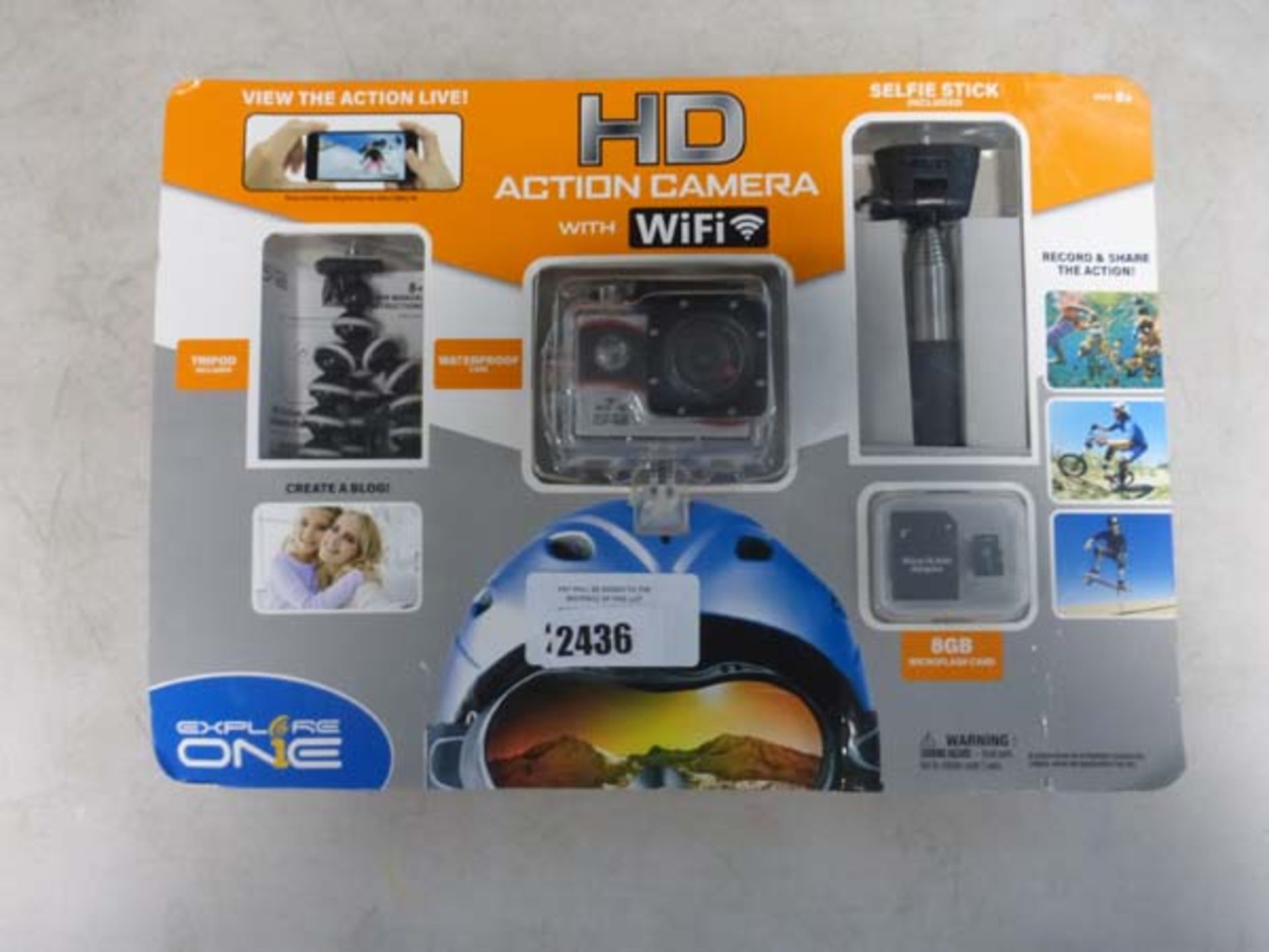 2072 Explore One wifi HD action camera