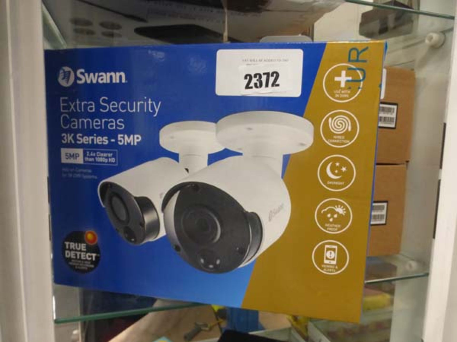 Swan CCTV security camera pack with box