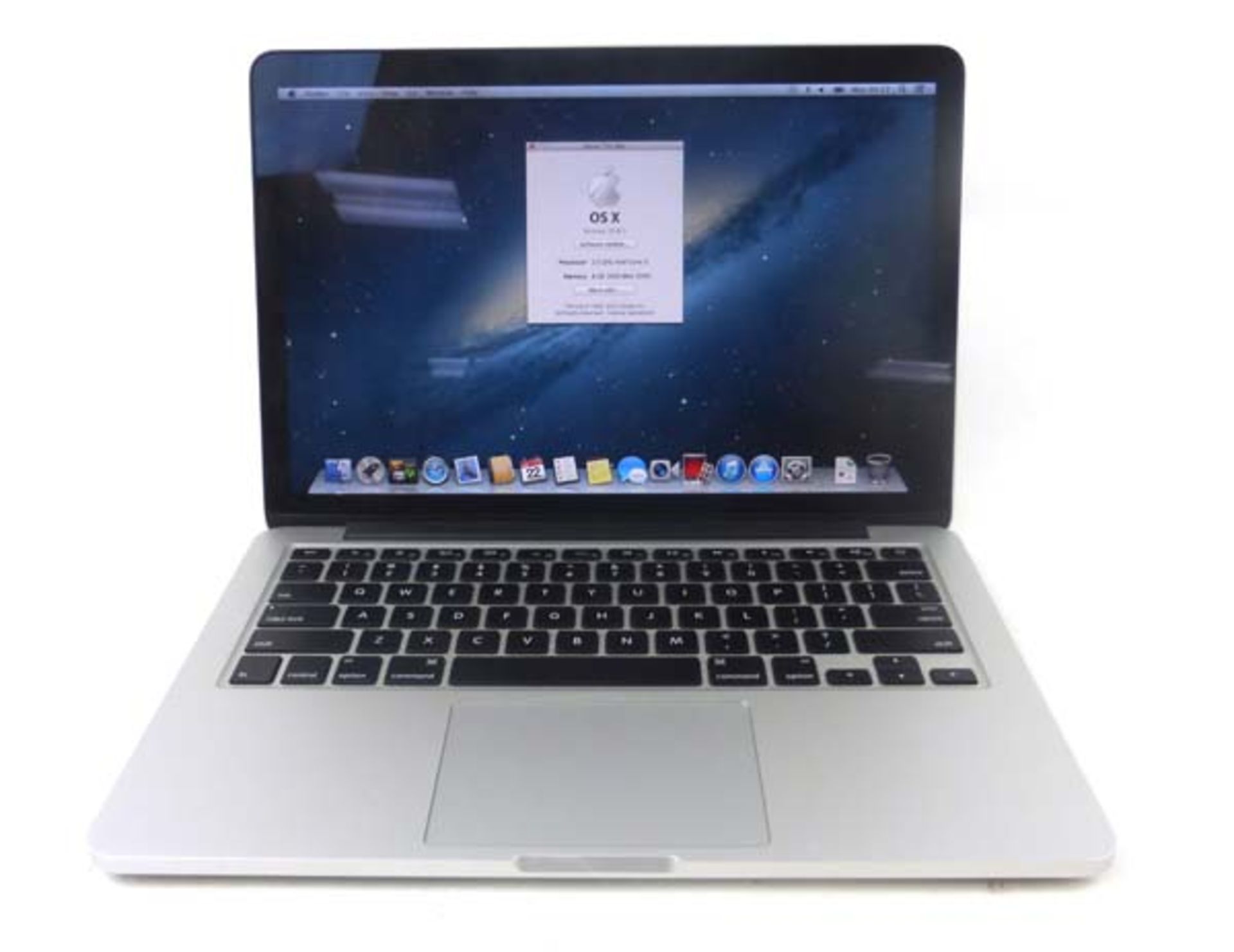 MacBook Pro 13'' 2012 128GB SSD, 8GB RAM, OSX 10.8.5 laptop with PSU (Model A1425) - Image 2 of 2