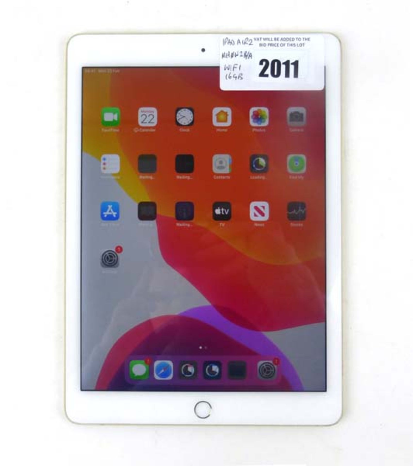 iPad Air 2 9.7'' 16GB 2nd Gen tablet (Model A1566)