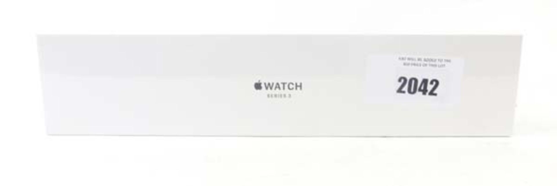 Apple Watch Series 3 38mm Space Gray Aluminium Black Sport (Model A1858 - sealed)