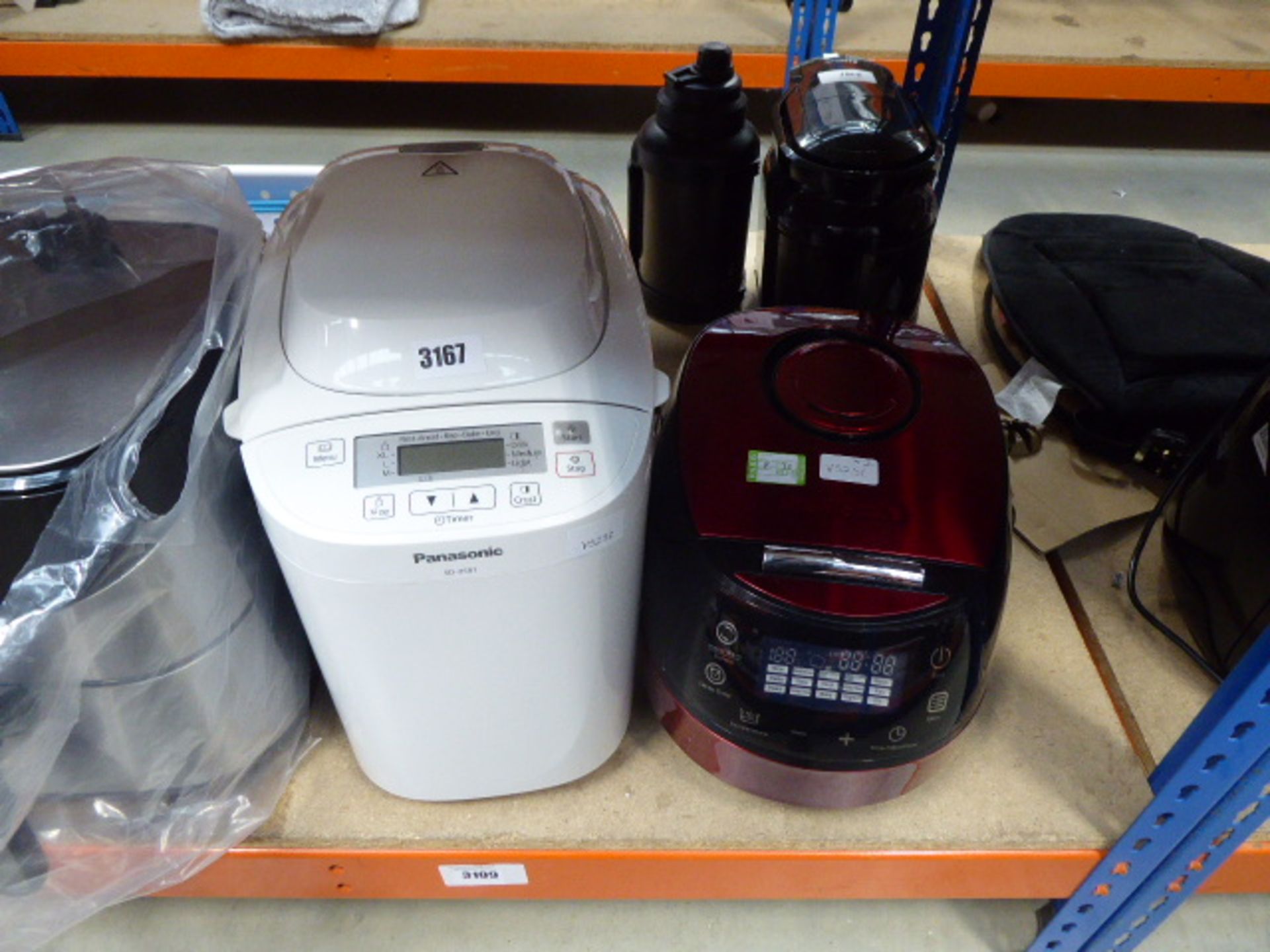 (TN72) Panasonic automatic breadmaker and a Drew & Cole fryer (both unboxed)
