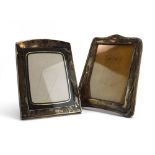 Two late 20th century silver photograph frames, various dates and makers, max h. 18.