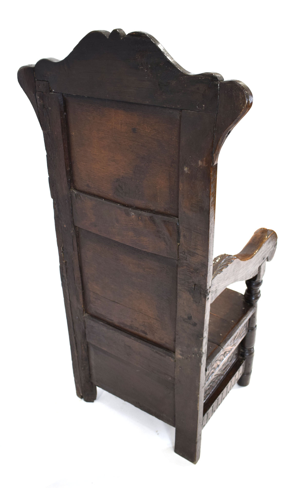 An unusual Wainscott chair, - Image 8 of 10