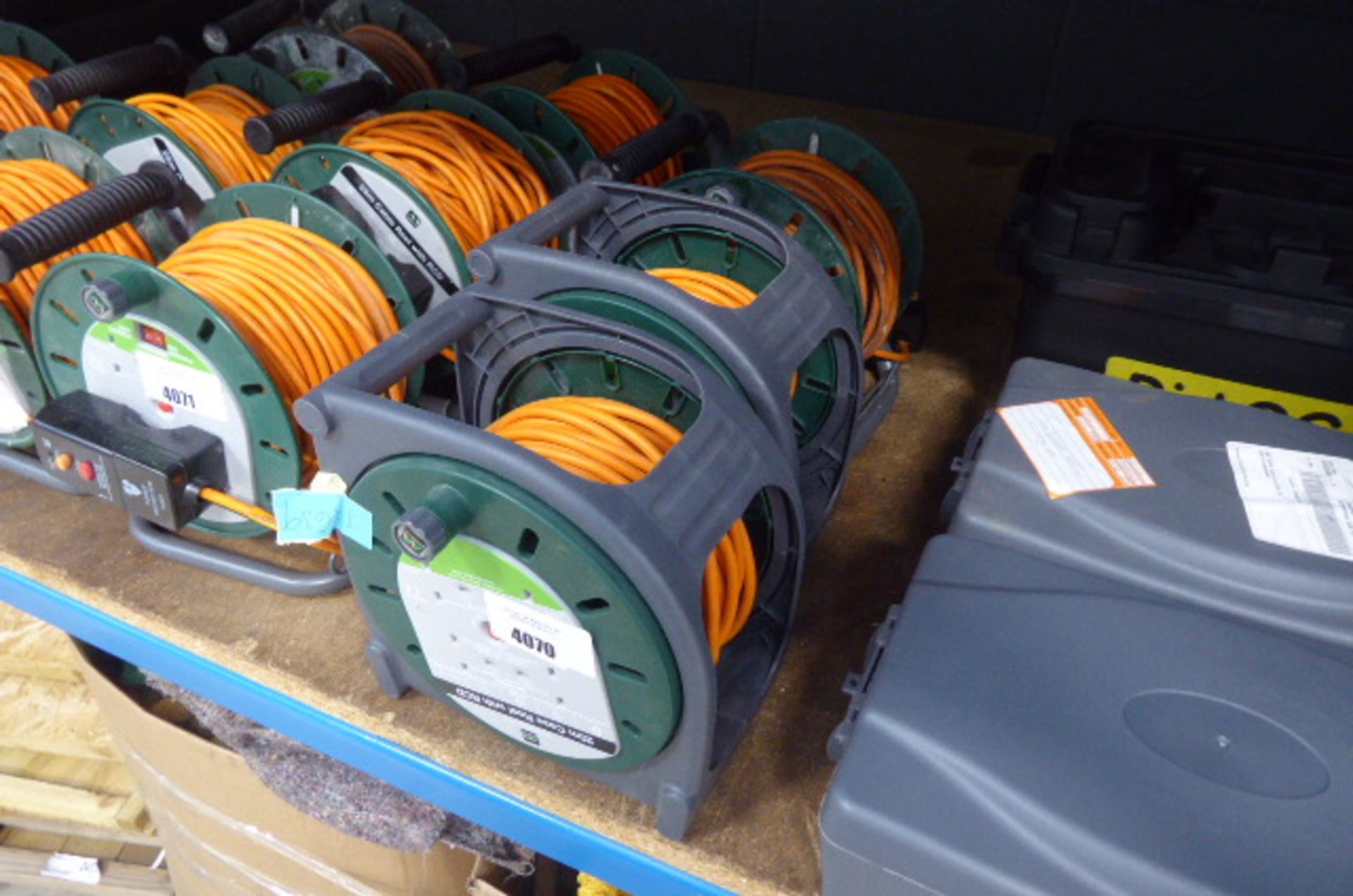 3 orange extension cables