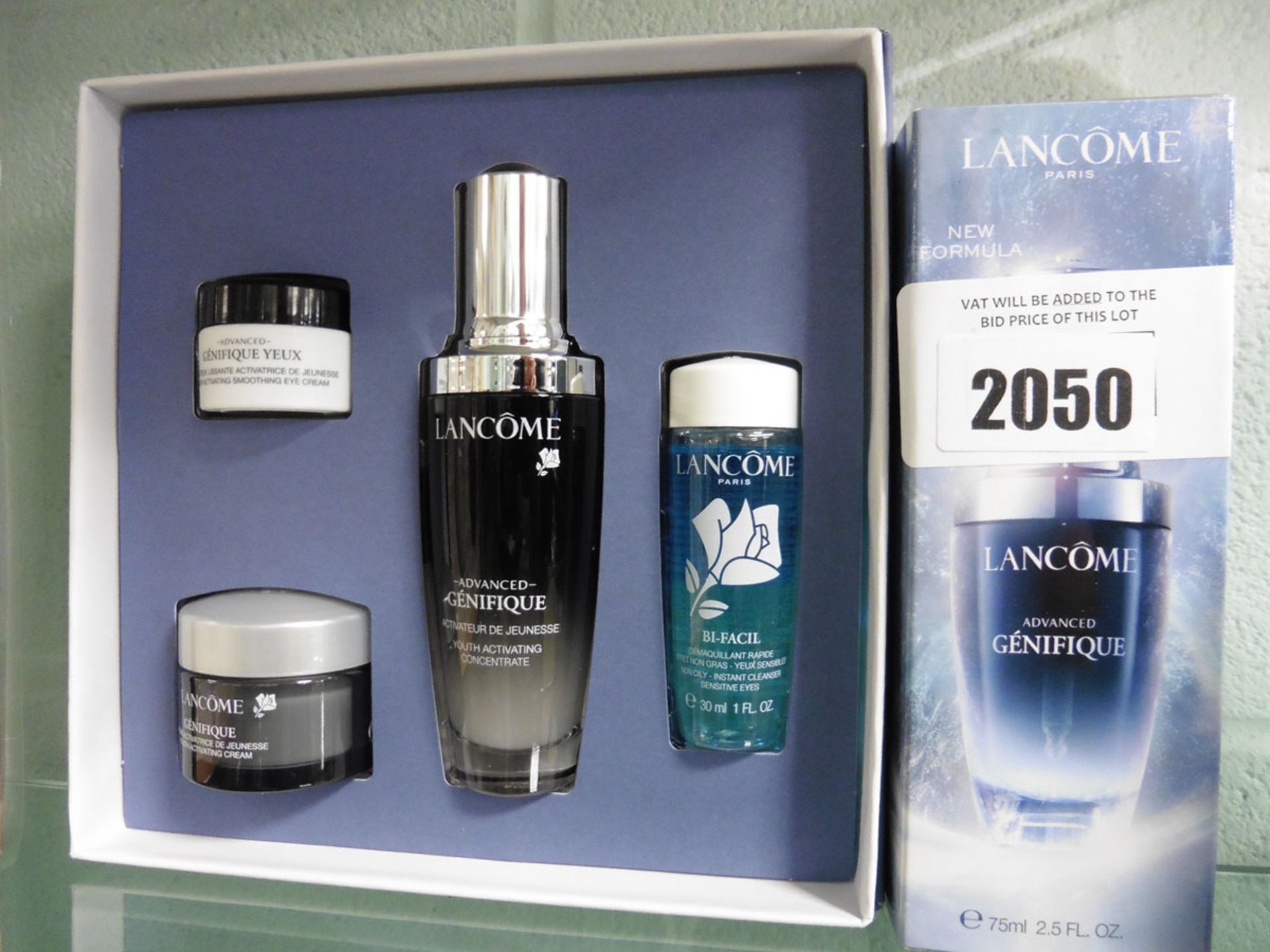 Lancome set of cosmetics to include creams, cleansers etc.