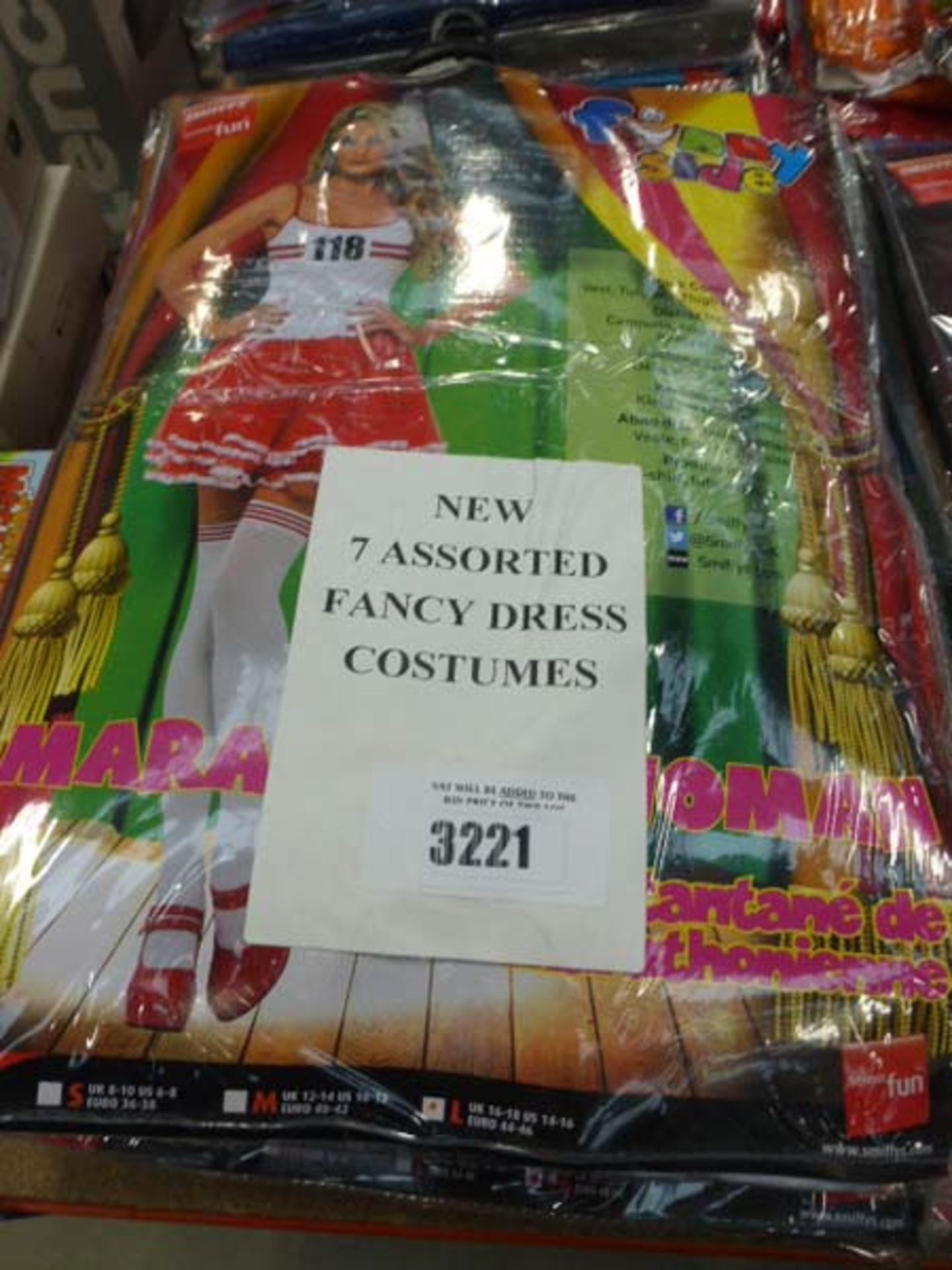 7 assorted fancy dress costumes