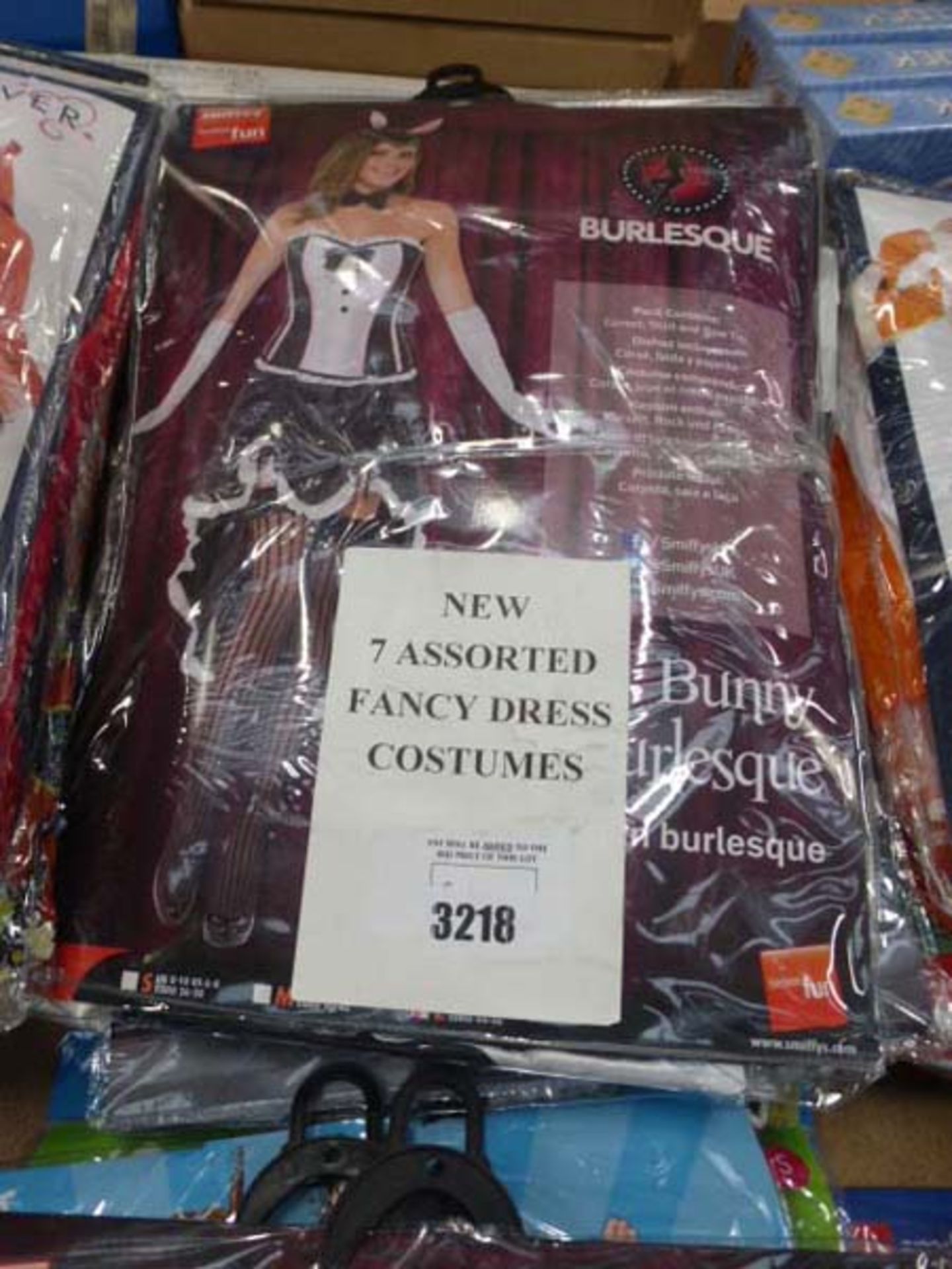 7 assorted fancy dress costumes