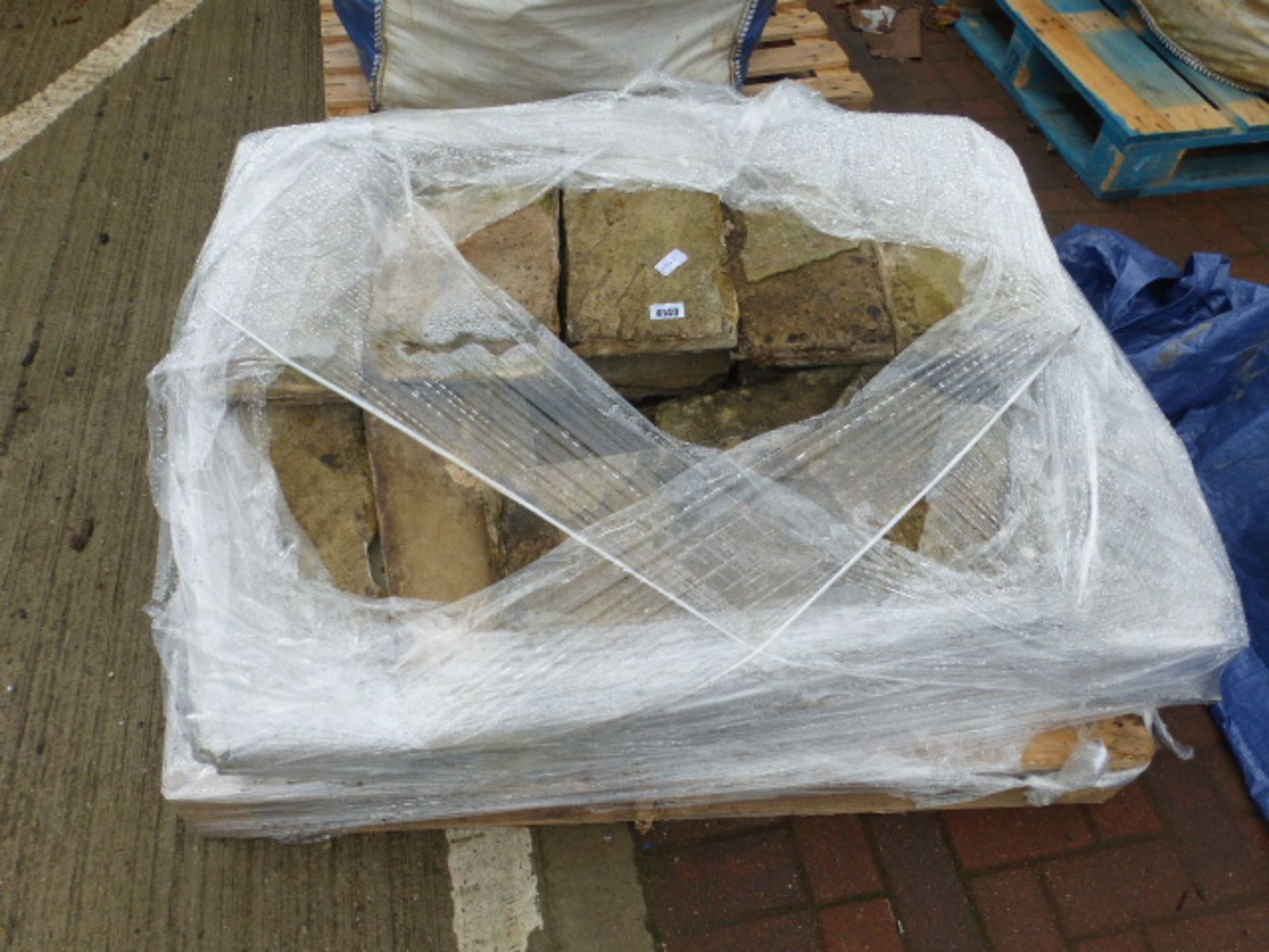 Pallet of small rectangular slabs