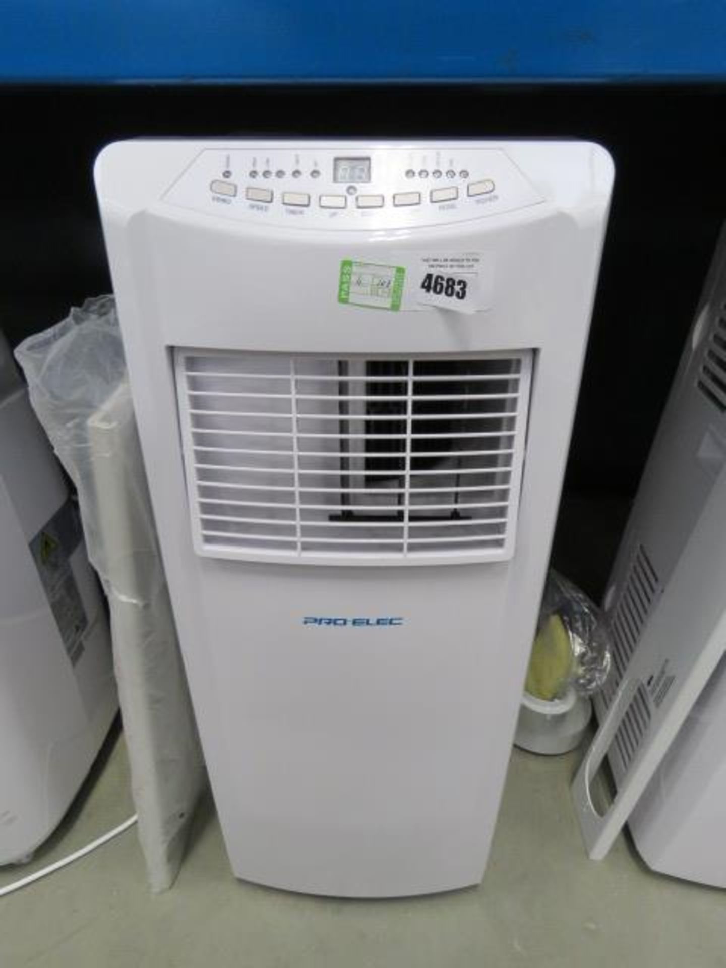 White air conditioning unit