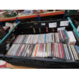 Box containing a quantity of CD's