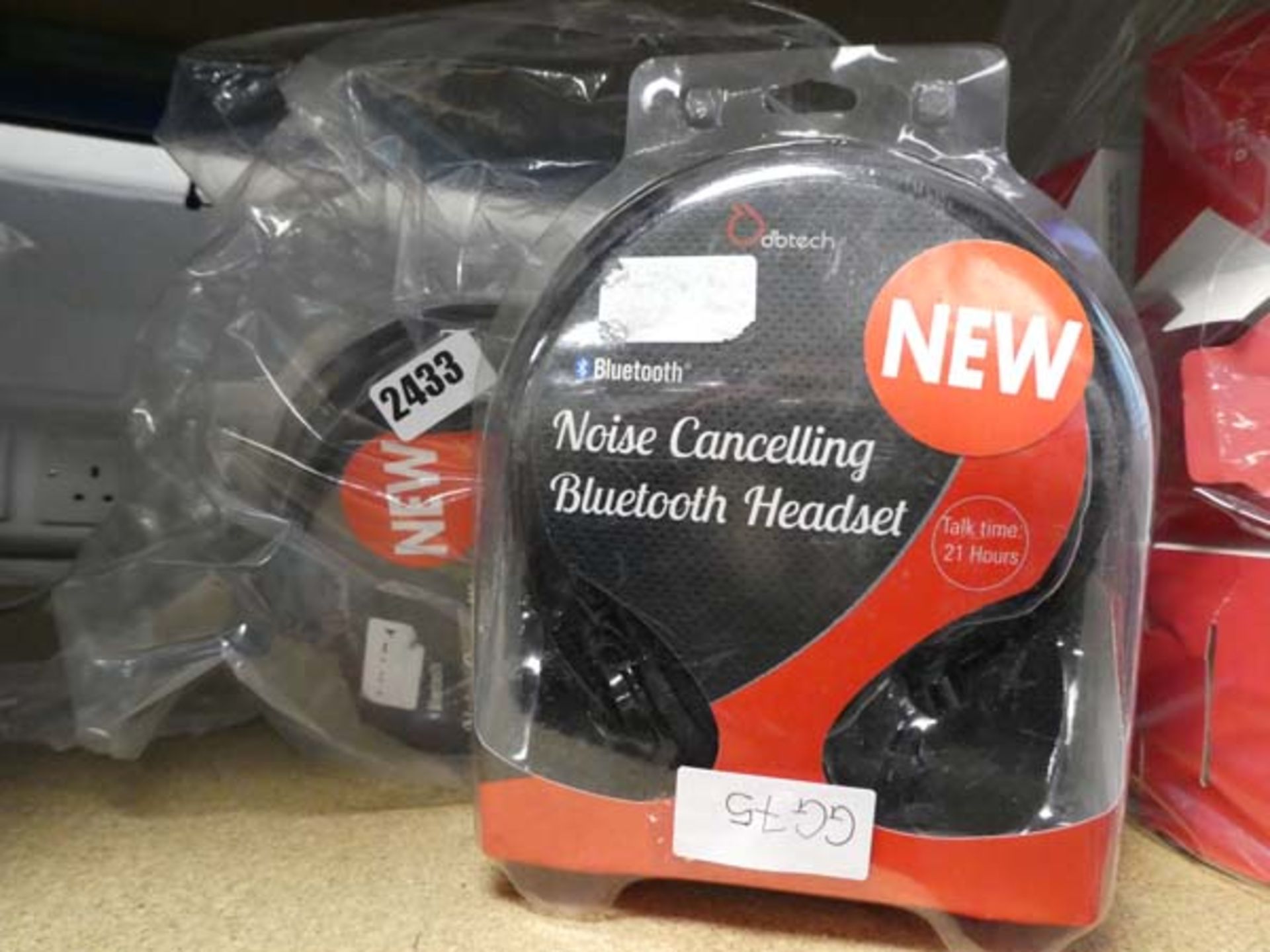 3 DBTech bluetooth noise cancelling headphones in blister packs