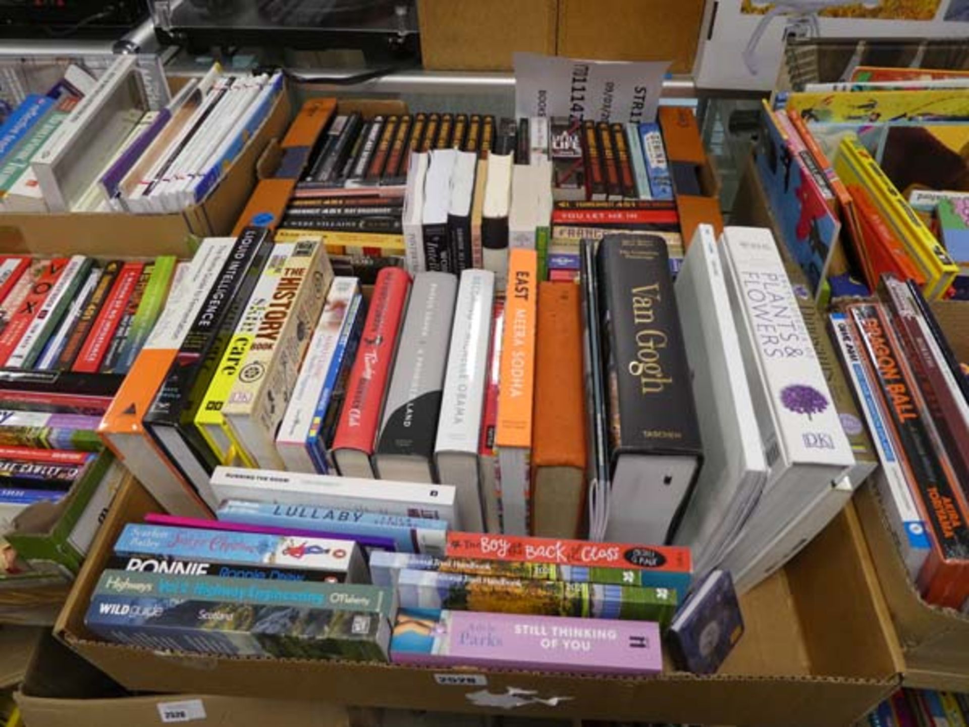 Wide selection of reference books, hardback and paperback novels, etc including The Complete