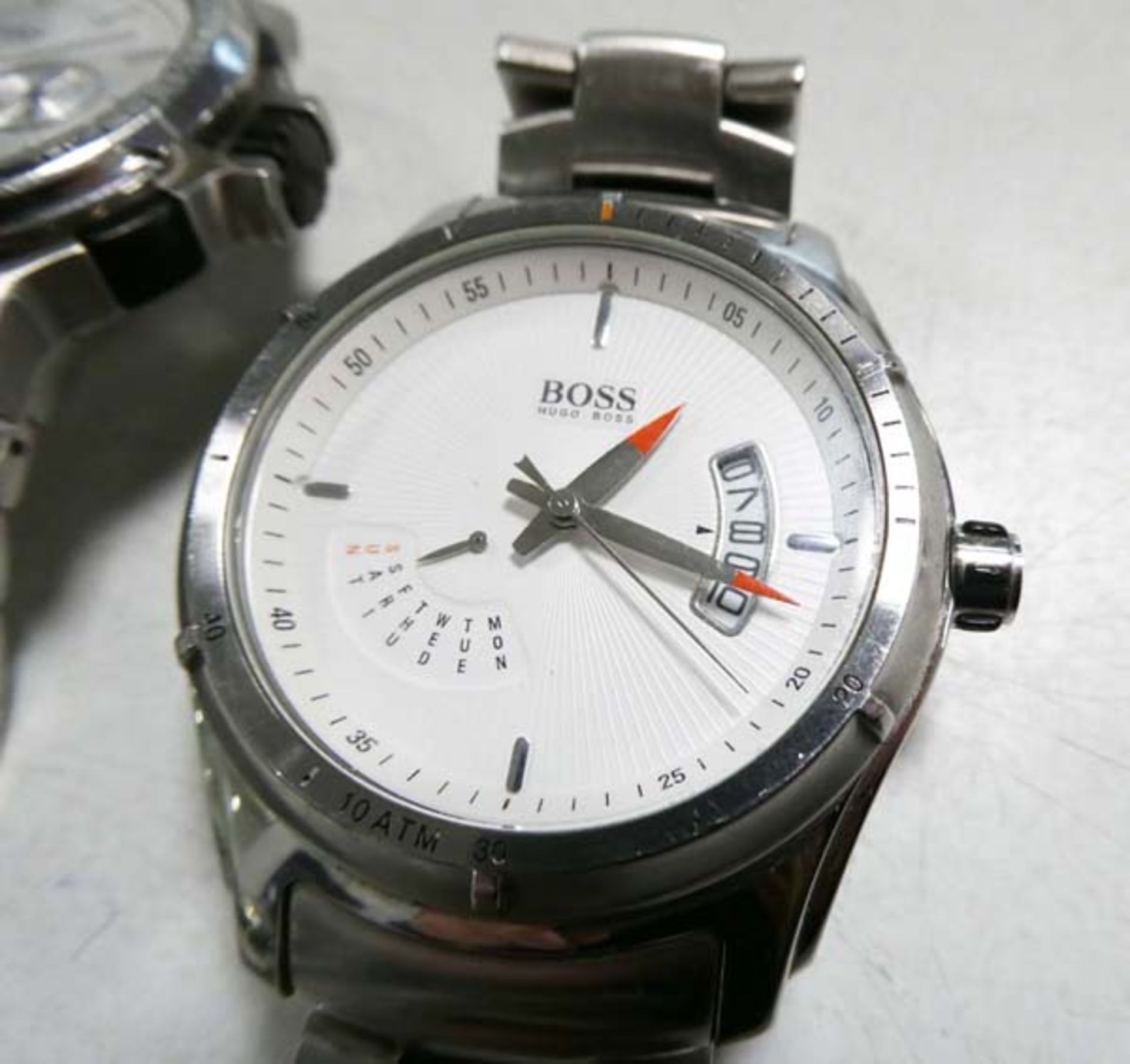 Hugo Boss chronograph and date watch with stainless steel bracelet together with another Hugo Boss - Image 2 of 3