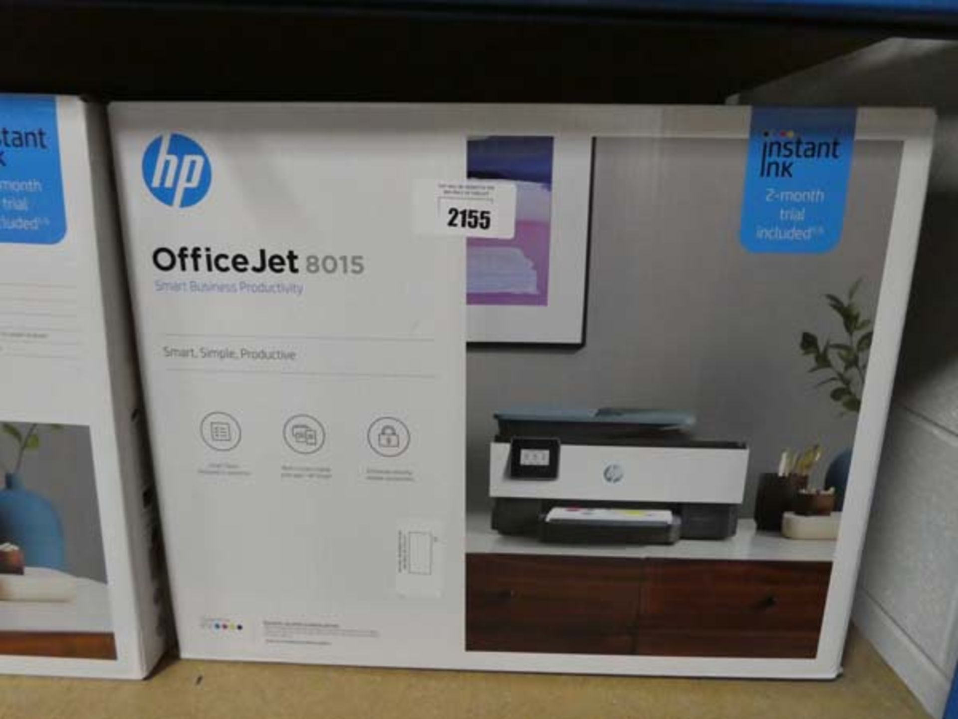 HP Office jet 8015 printer with box