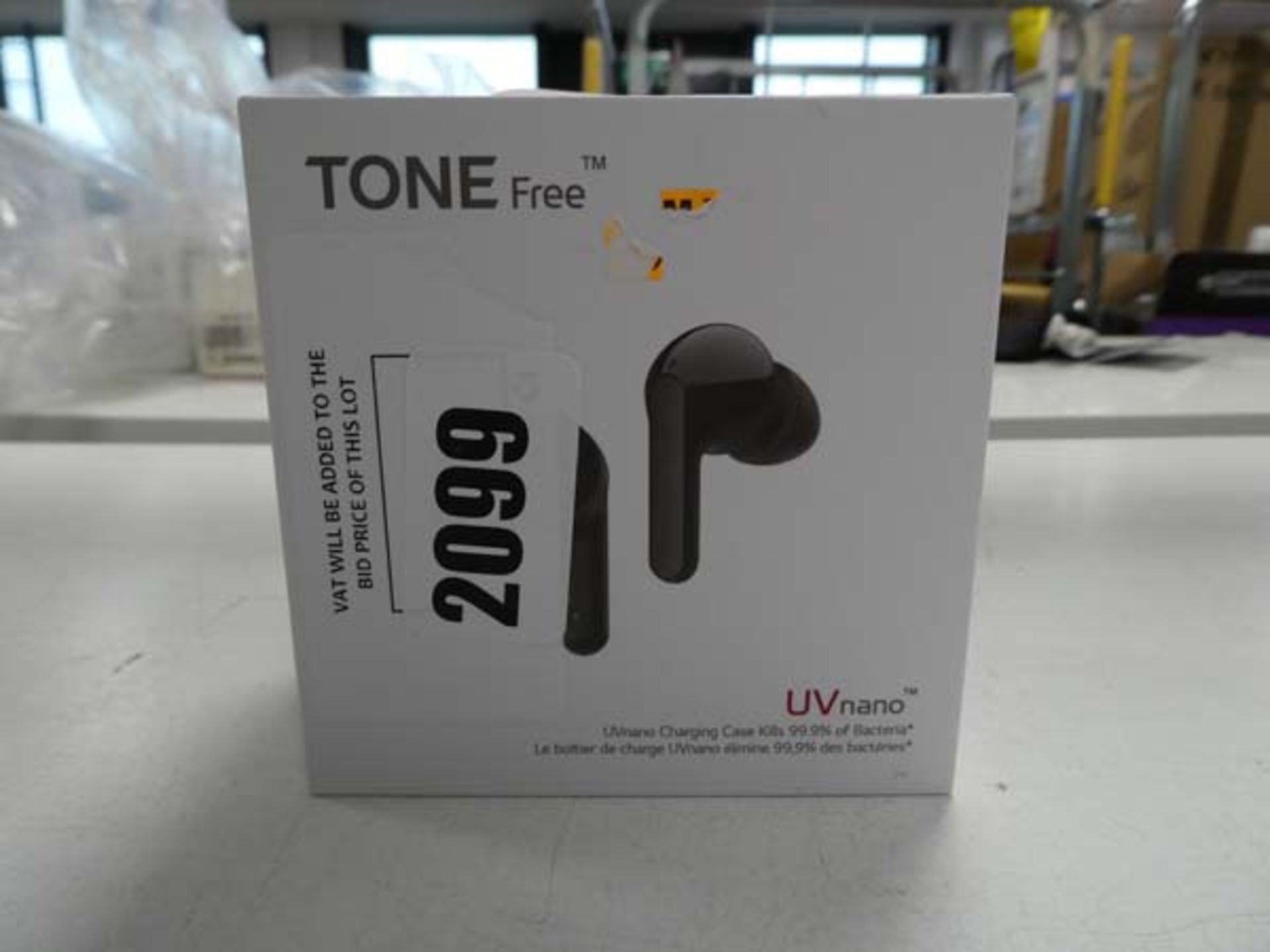 Pair of LG Tone Free UV Nano wireless earbuds with charging case - Image 2 of 2