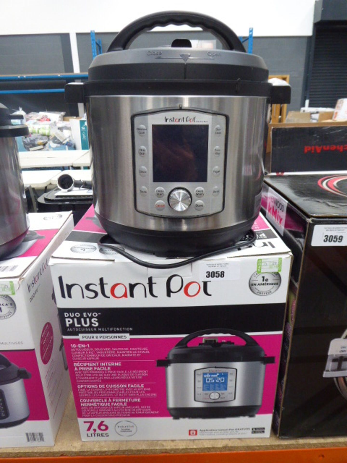 (TN53) Instant Pot Duo Evo Plus pressure cooker