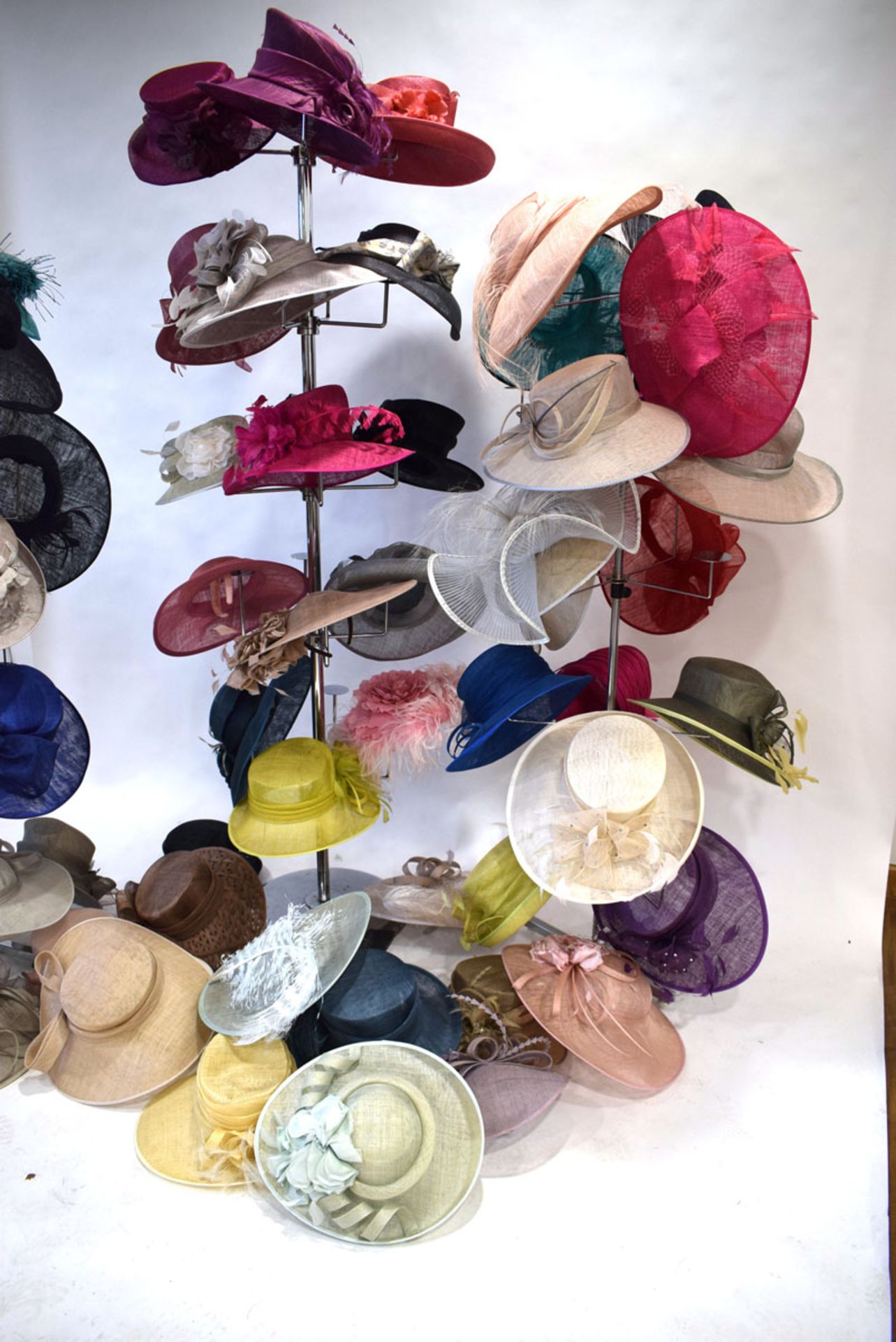 Approx. 55 occasion hats in various designs and colours (not including hat stands) - Image 3 of 4