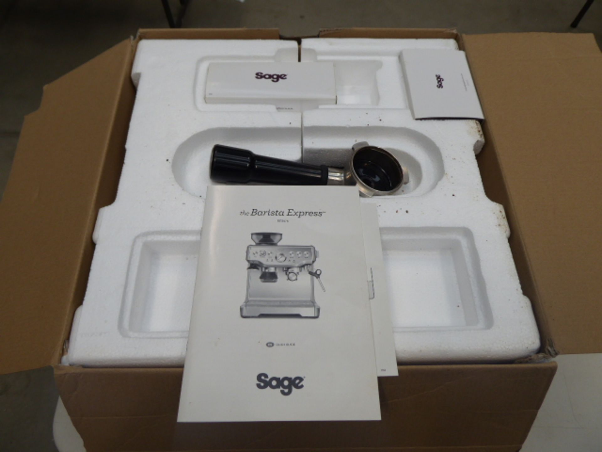 (TN60) Sage Barista Express coffee machine with box - Image 2 of 3