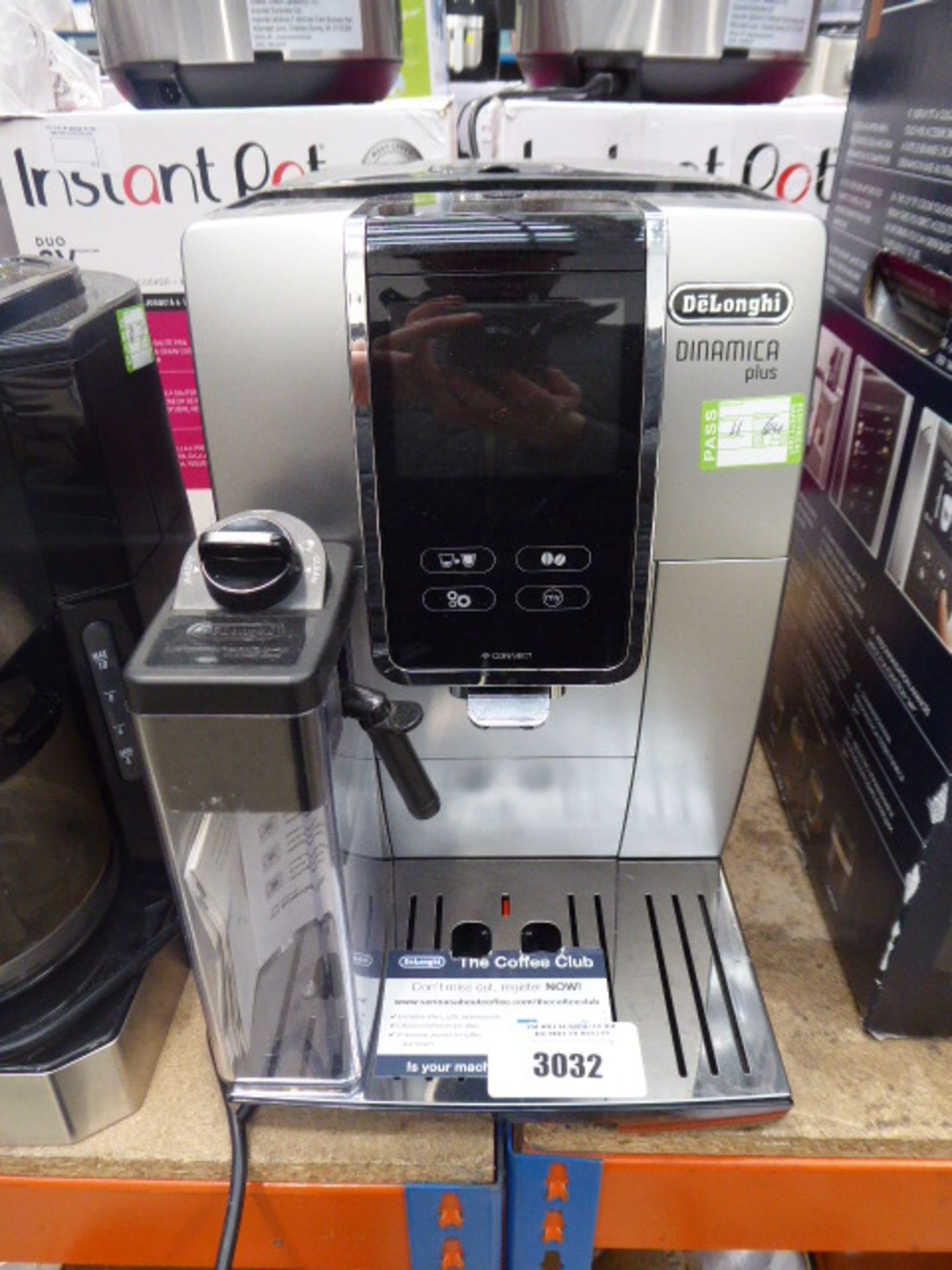 (TN64) Unboxed De'Longhi Dinamica Plus coffee machine