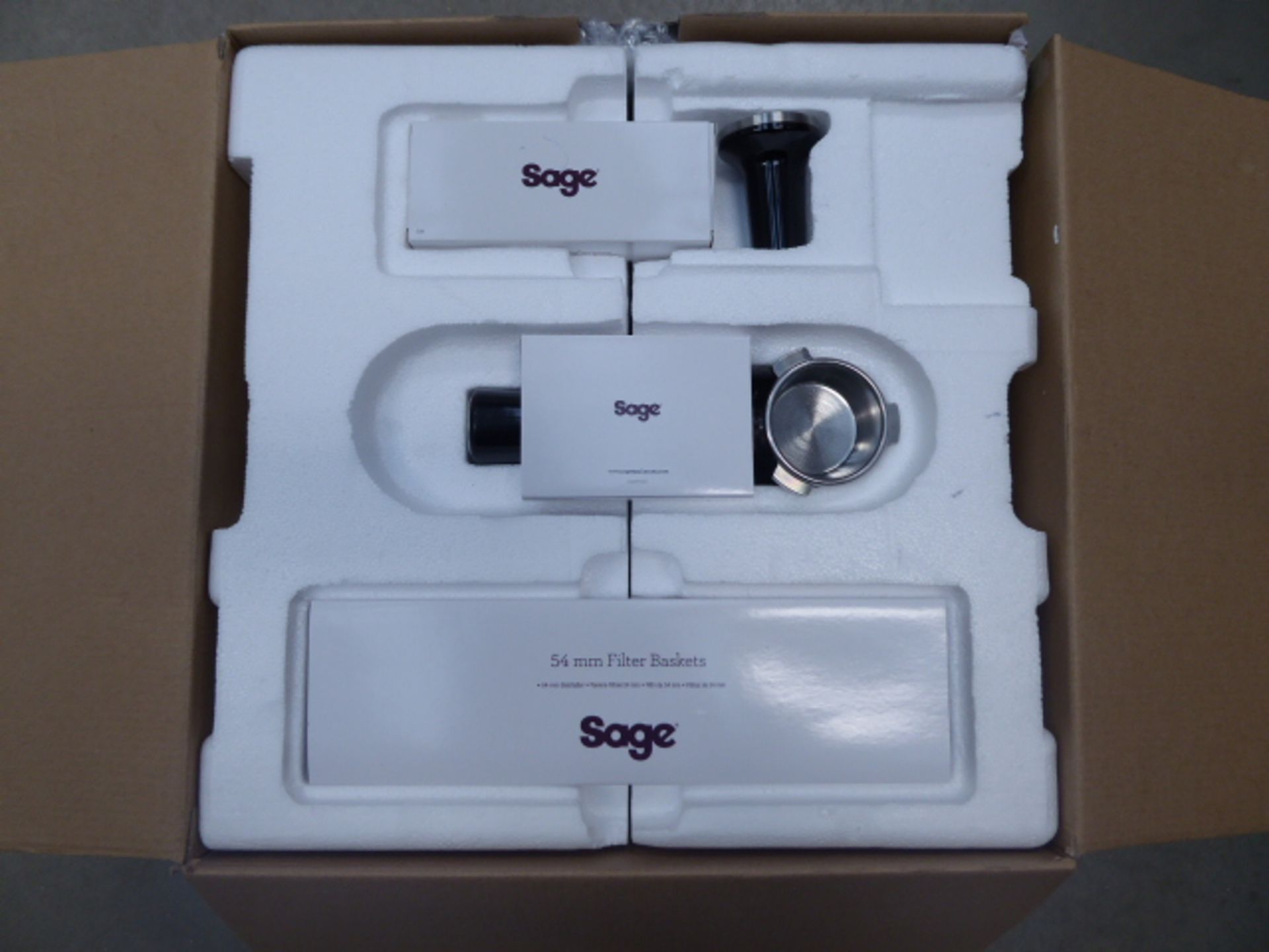 (TN58) Sage Barista Express coffee machine with box Includes grill tray - Image 2 of 3