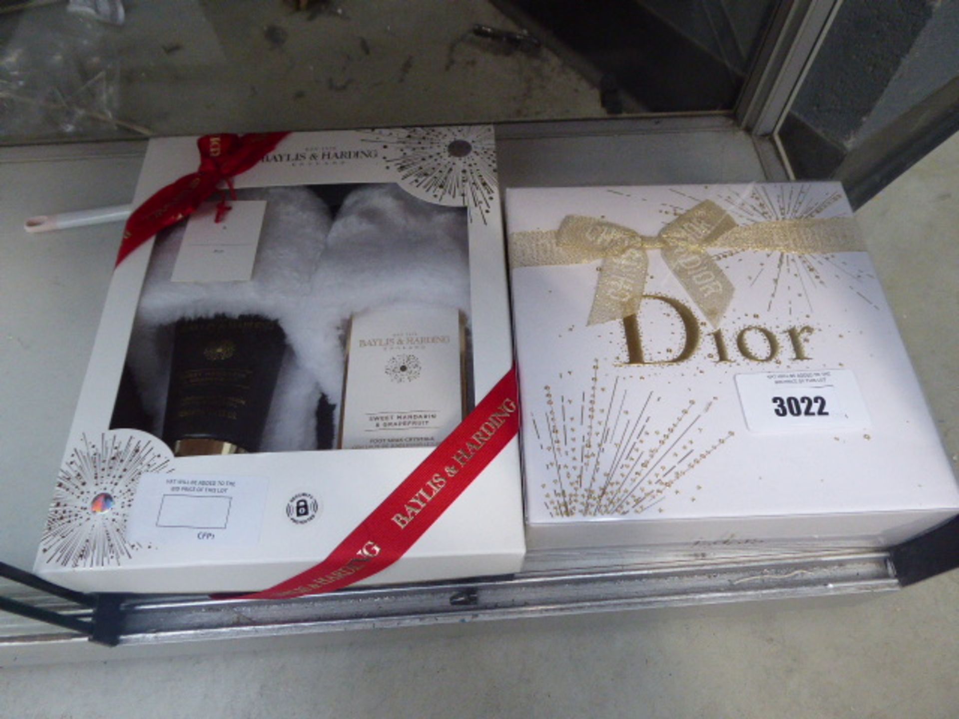 Dior fragrance eau de toilette gift set plus a Baylis & Harding bath gift set