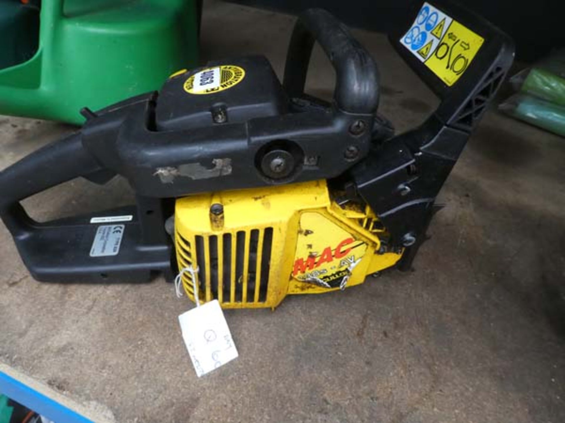 MacCulloch petrol powered chainsaw (no bar, no chain)