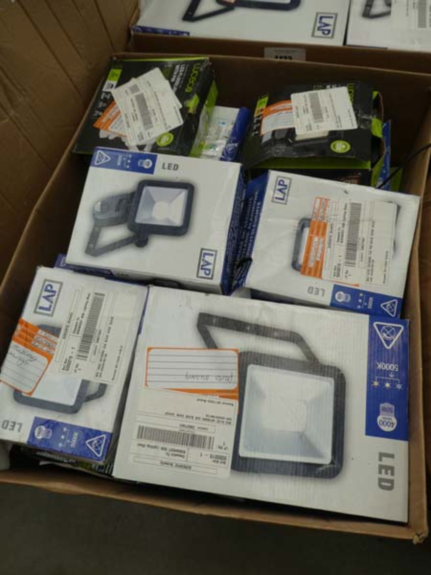 Box of security lights