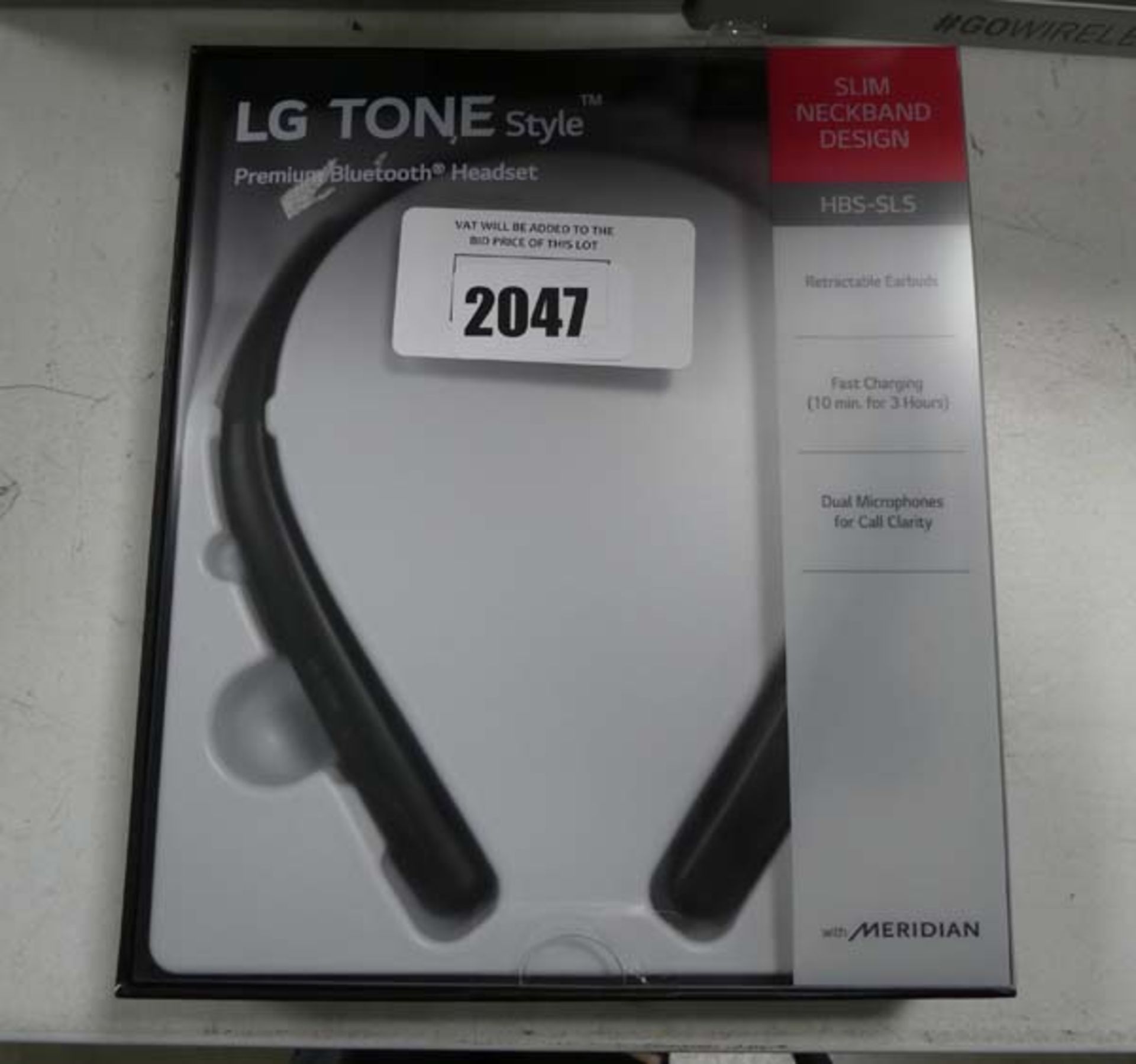 LG Tone Style neckband bluetooth headset