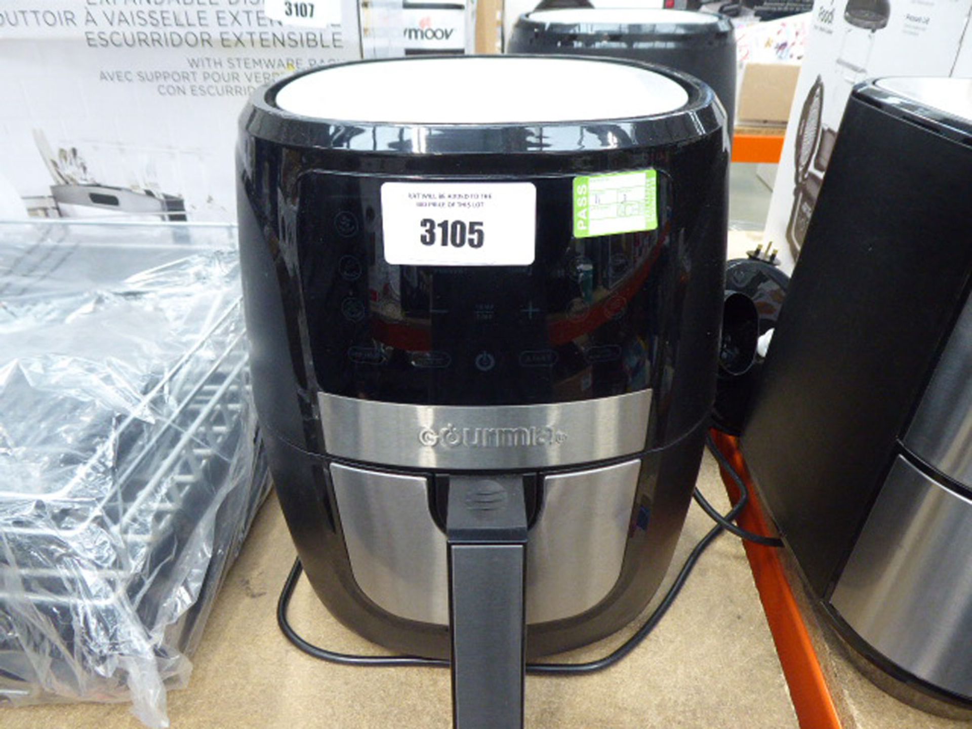 3131 Unboxed Gourmia digital air fryer