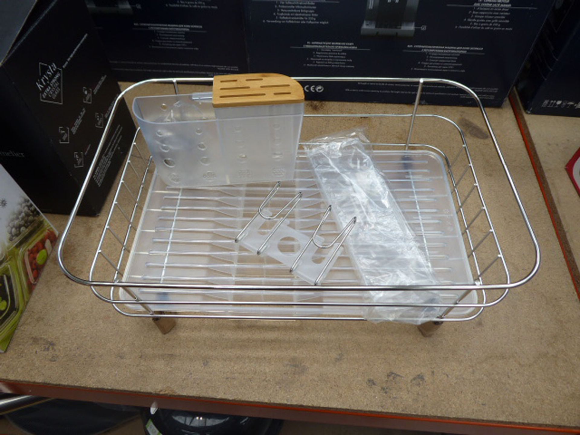 Simple Human slim wire frame dish rack - Image 2 of 2