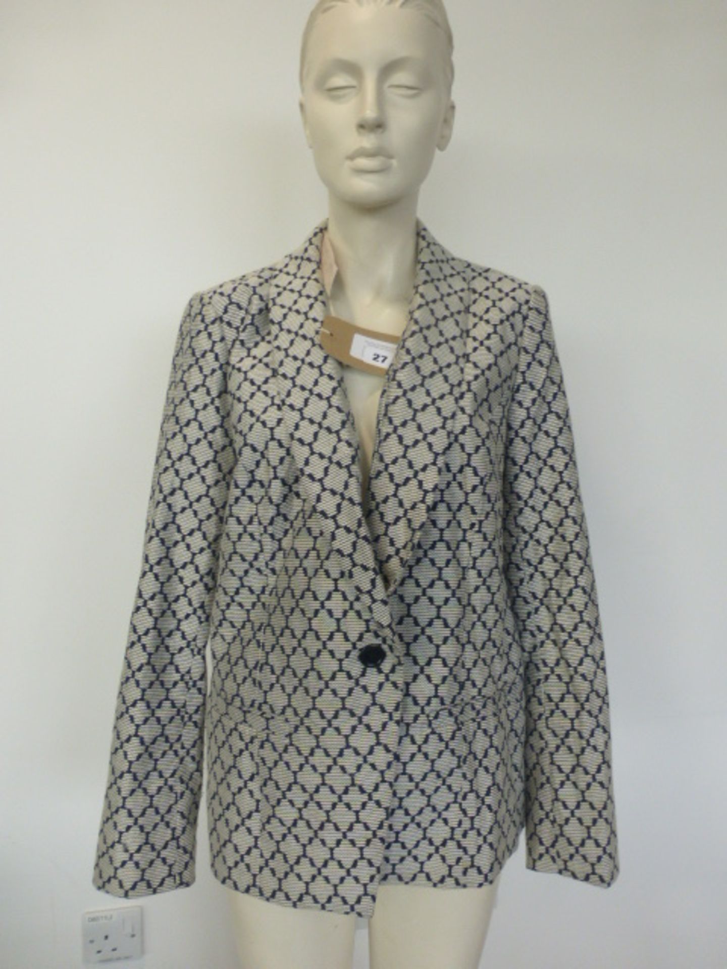 Fenn Wright Manson Studio ladies geometric blazer size 16