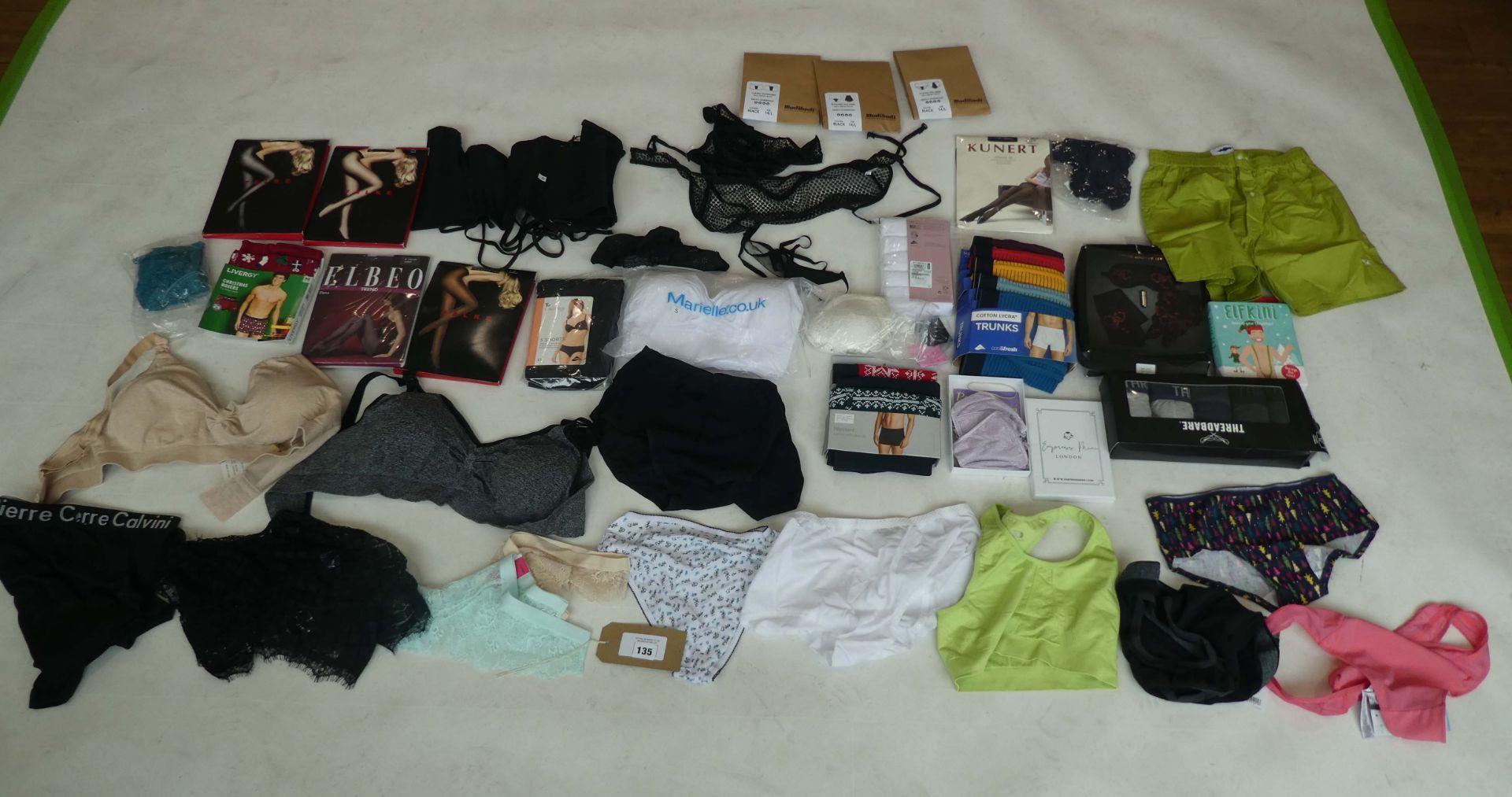 Selection of mixed ladies and men's underwear