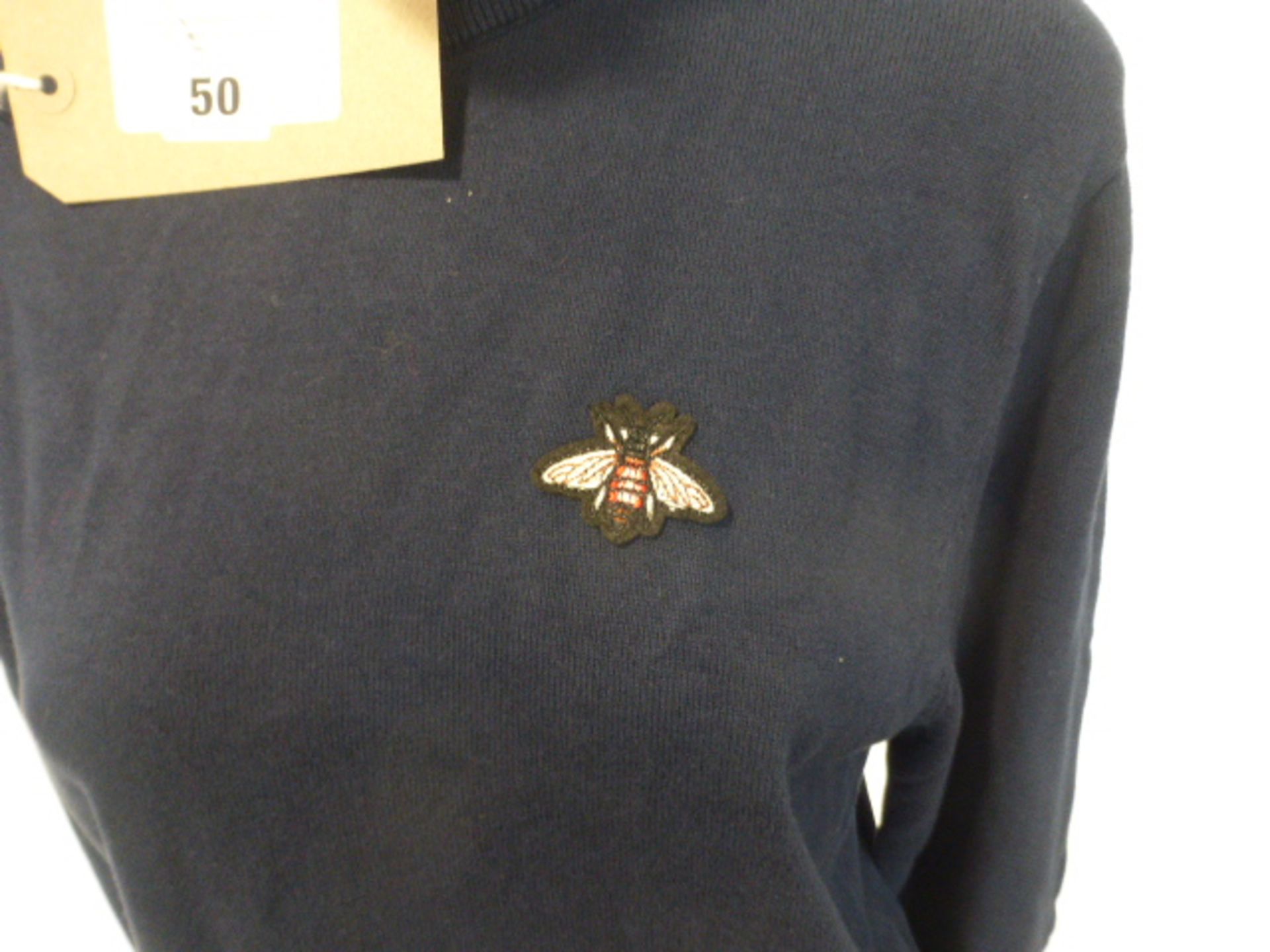 Devils Advocate bee crew jumper in navy size XL - Image 2 of 4
