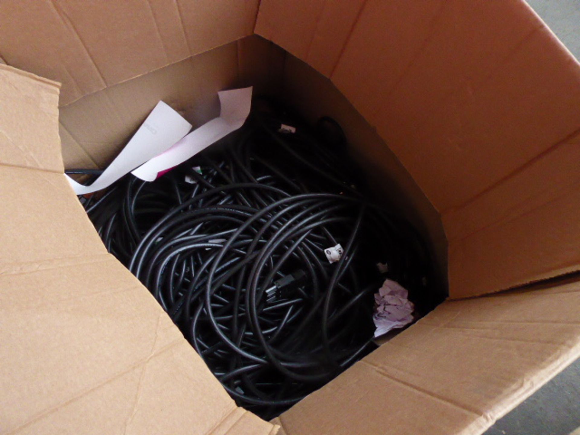 Large box of starter cables