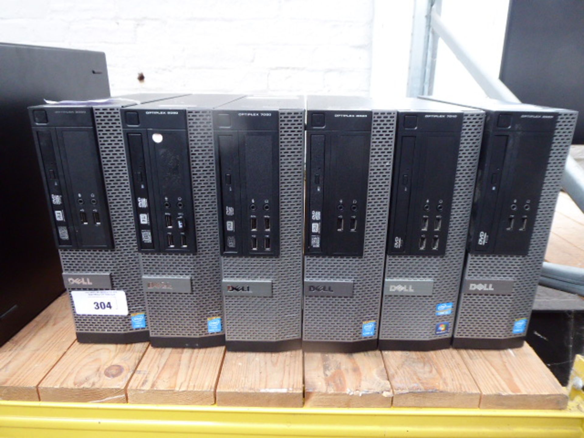 6 Dell Optiplex 3020 PC towers, windows 7, core i5 (NO HDDs)