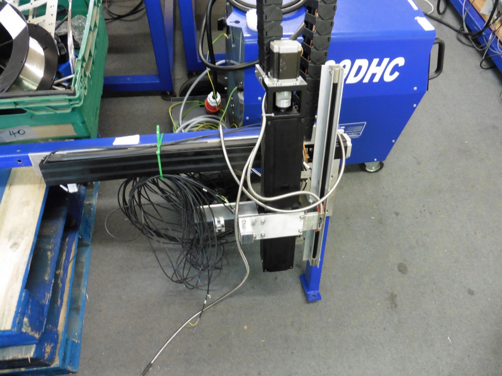A Specialist welding jig on gantry for automated welding including welding wire decoiler, - Image 2 of 10