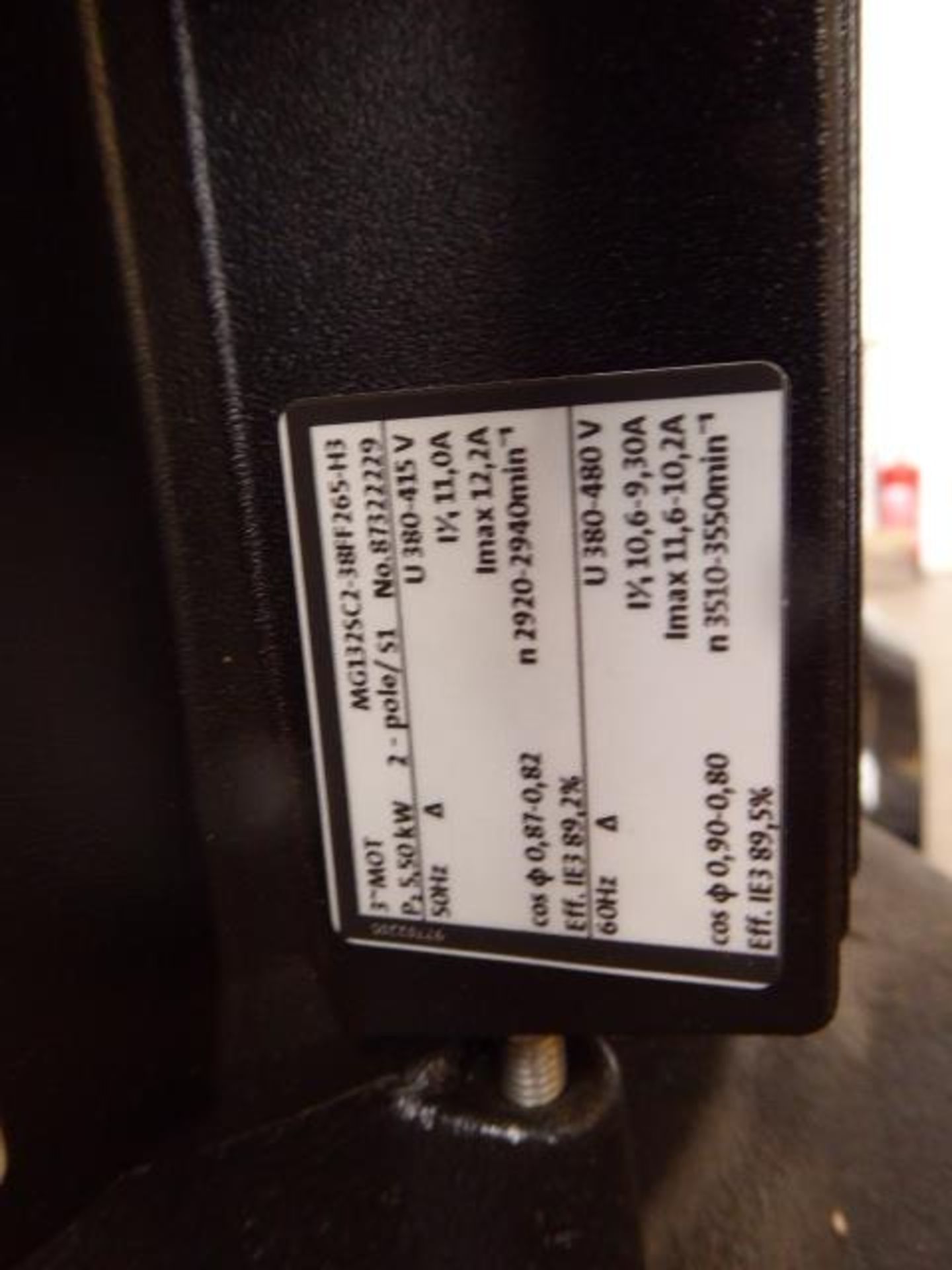 Grundfos 65-340/2 A-F-A-BAQE twin stage pump, with each motor 5.5kw and 43kg - Image 5 of 6