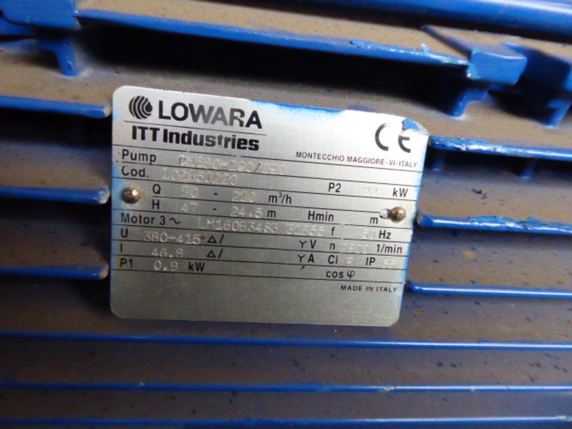 Lowara CNE80-200/220 end section pump, 22kw - Image 3 of 5