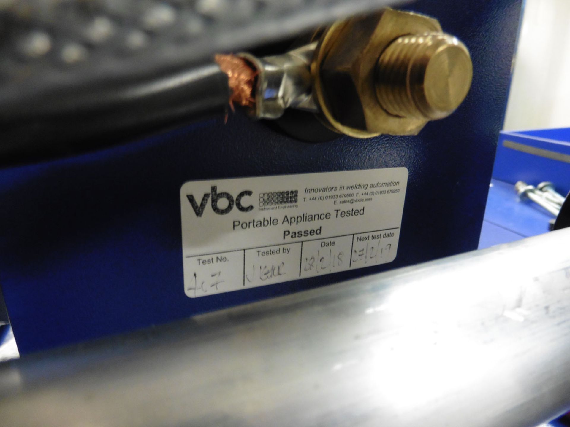 VBC Instrument Engineering Model W Automatic Programmable Rotary table (Feb 2018) with controller, - Image 2 of 11