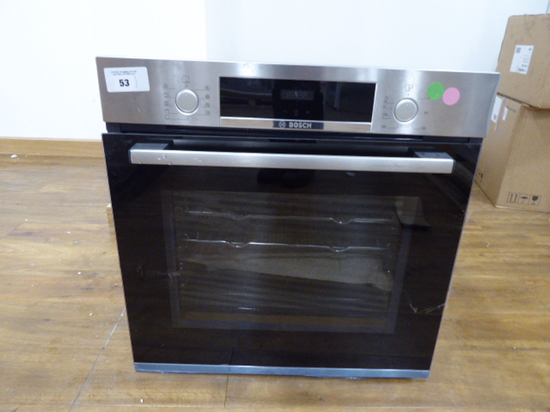 HBS534BS0BB Bosch Oven Scratches to handle