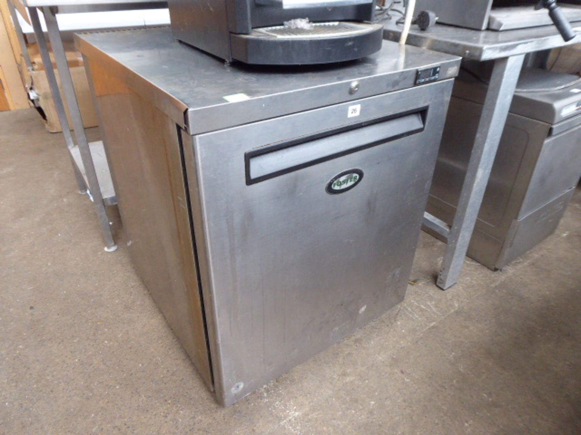 (38) 70cm Foster model LR200 under counter single door freezer