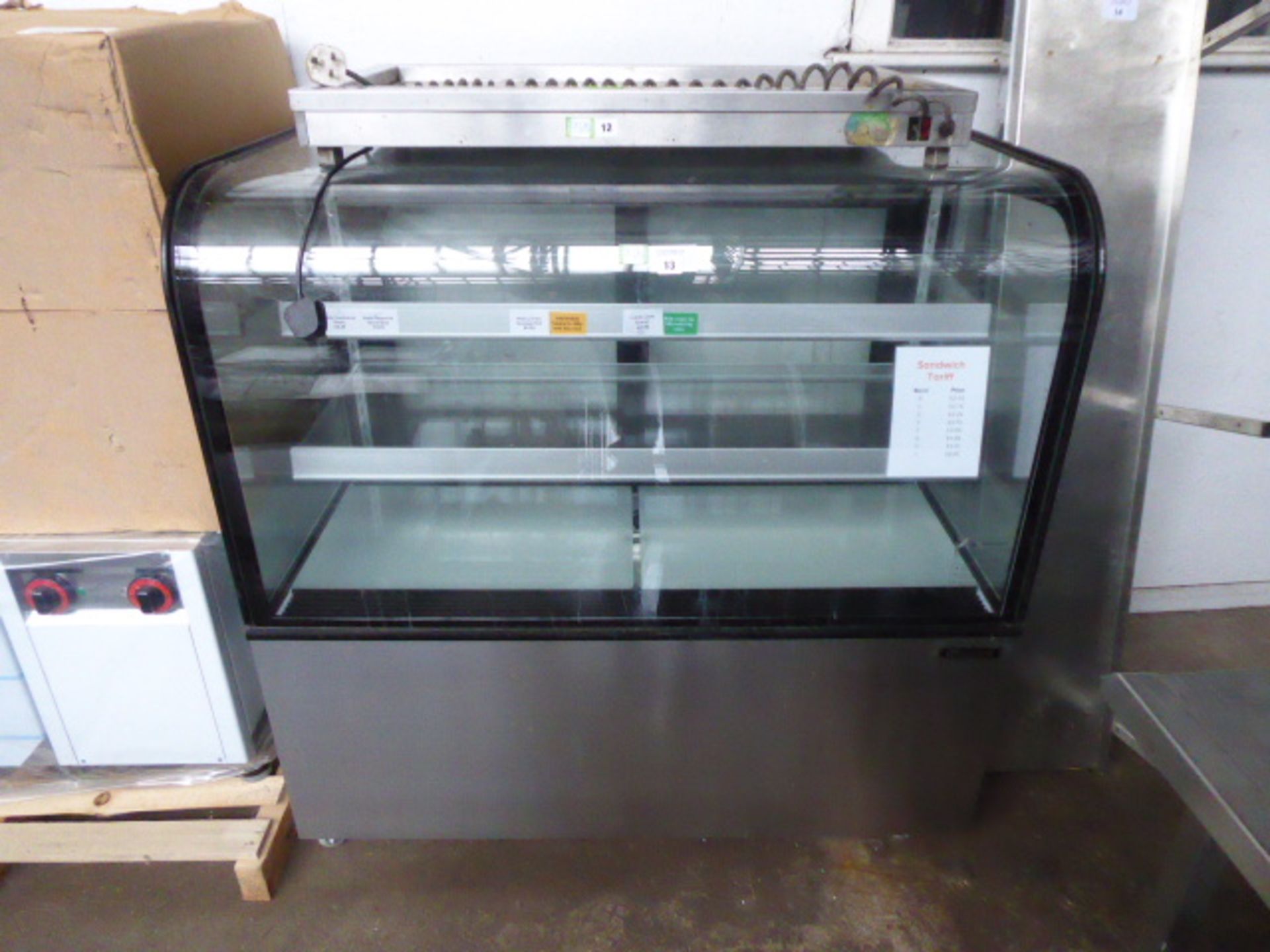 1 - (TN8) 120cm Blizzard Model Ez-DC370 refrigerated display cabinet with rear facing sliding doors