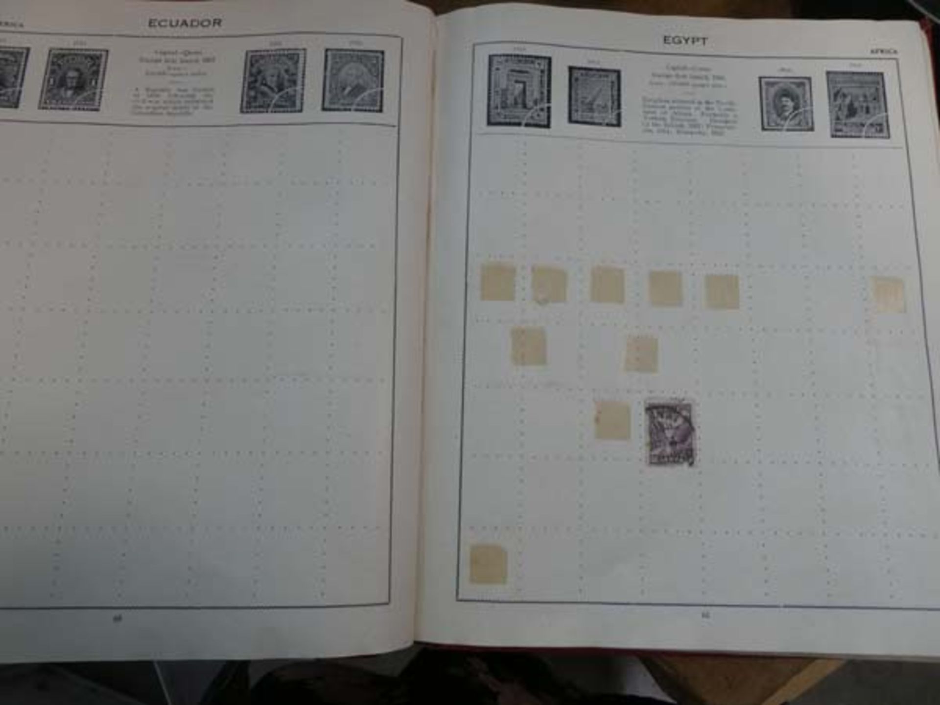 4 various collectors stamp albums to inc. The improved postage stamp albu and contents - Image 4 of 4