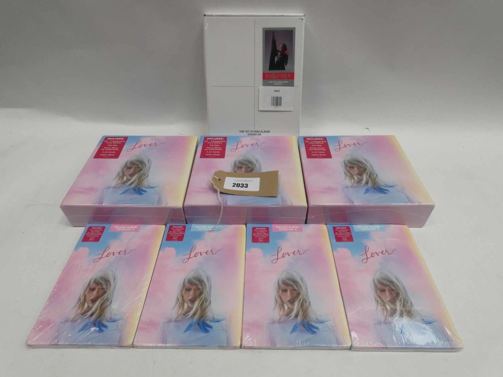 3x Taylor Swift Love Box Sets, 4x Deluxe Albums and Chung Ha Studio Album