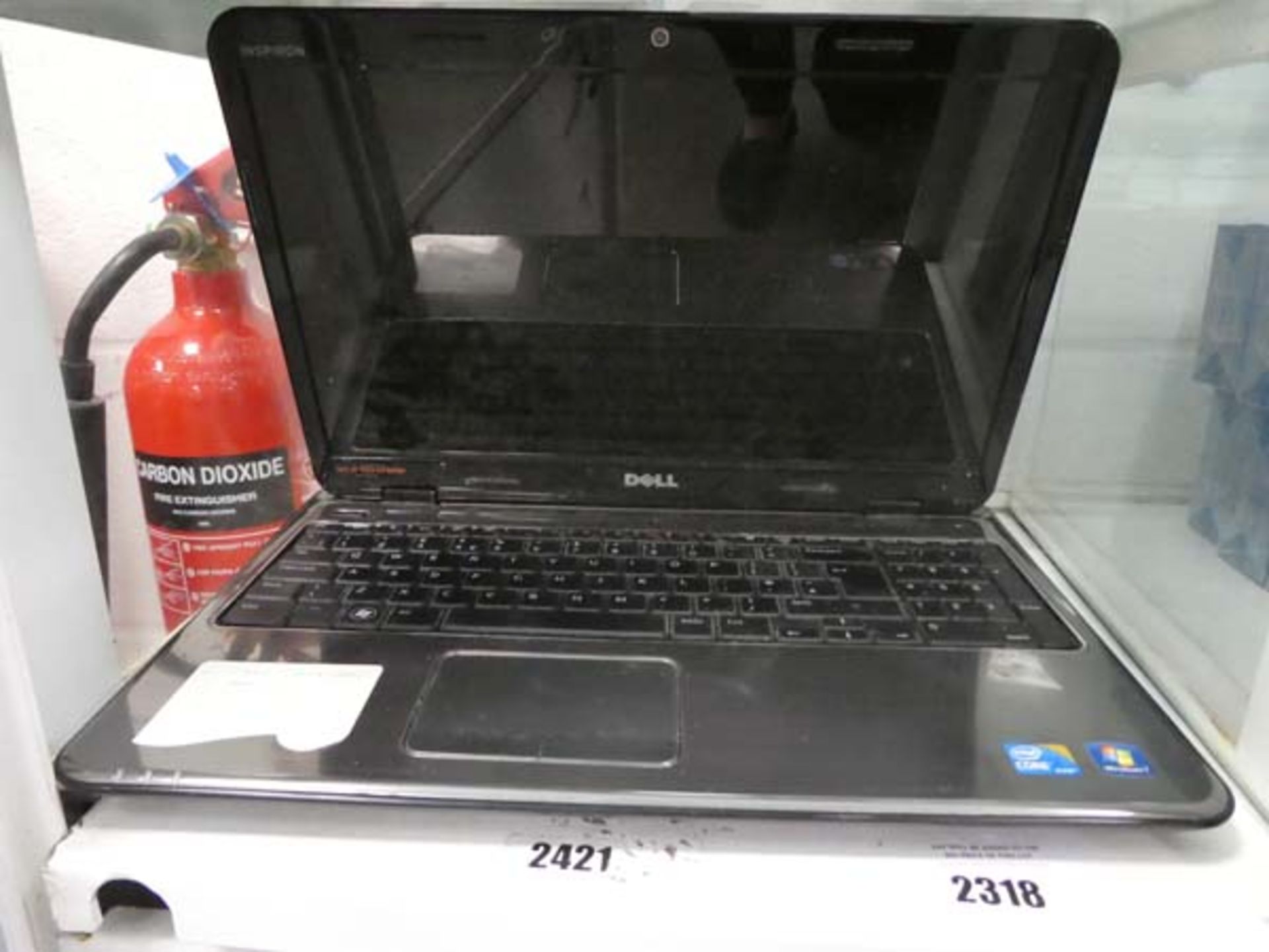 Dell Inspiron laptop core i3 processor, 3gb ram (no charger, no HDD, boots to BIOS only)