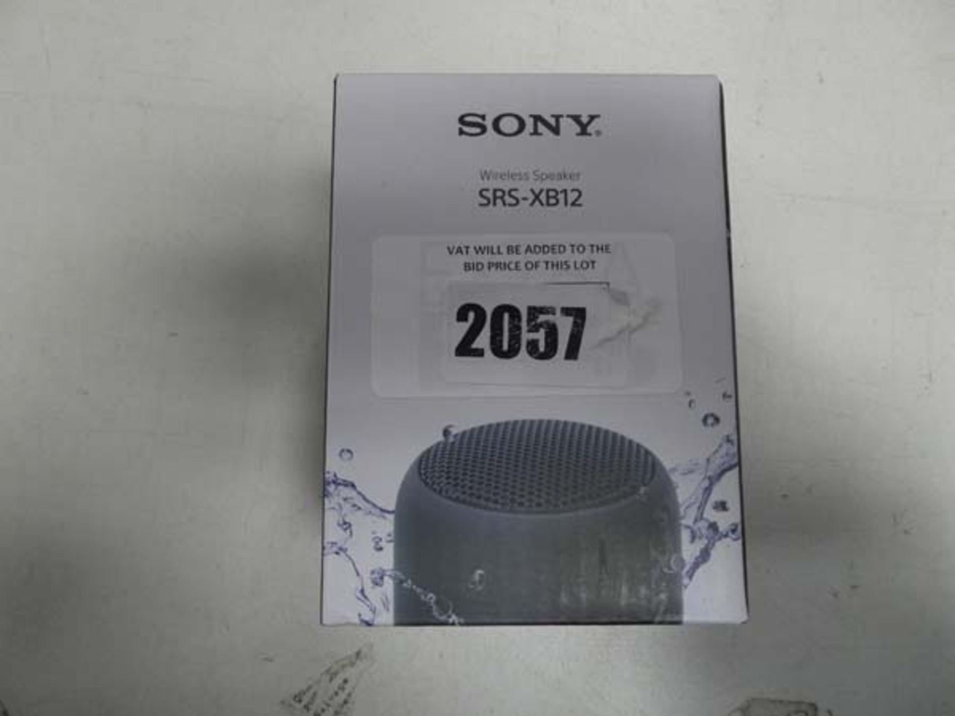 Sony SRS-XB12 bluetooth speaker with box